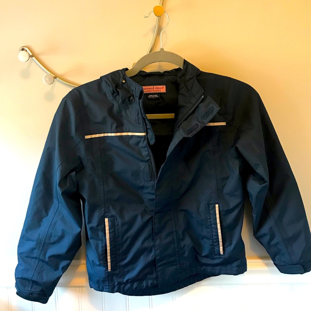 Vineyard Vines boys Nor’easter rain shell